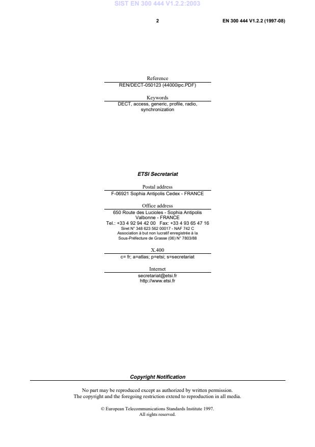 SIST EN 300 444 V1.2.2:2003 SIST EN 300 444 V1.2.2:2003 - Page 4 preview