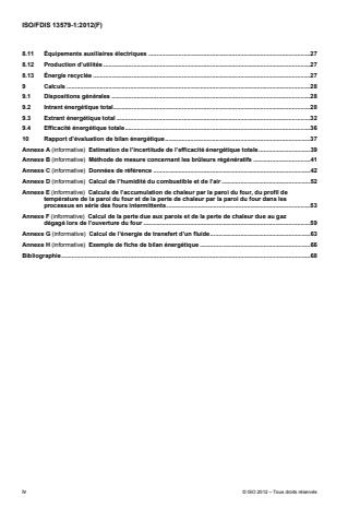 ISO 13579-1:2013 ISO 13579-1:2013 - Fours industriels et équipements associés -- Méthode de mesure du bilan énergétique et de calcul de l'efficacité - Page 4 preview
