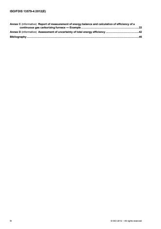 ISO 13579-4:2013 ISO 13579-4:2013 - Industrial furnaces and associated processing equipment -- Method of measuring energy balance and calculating efficiency - Page 4 preview
