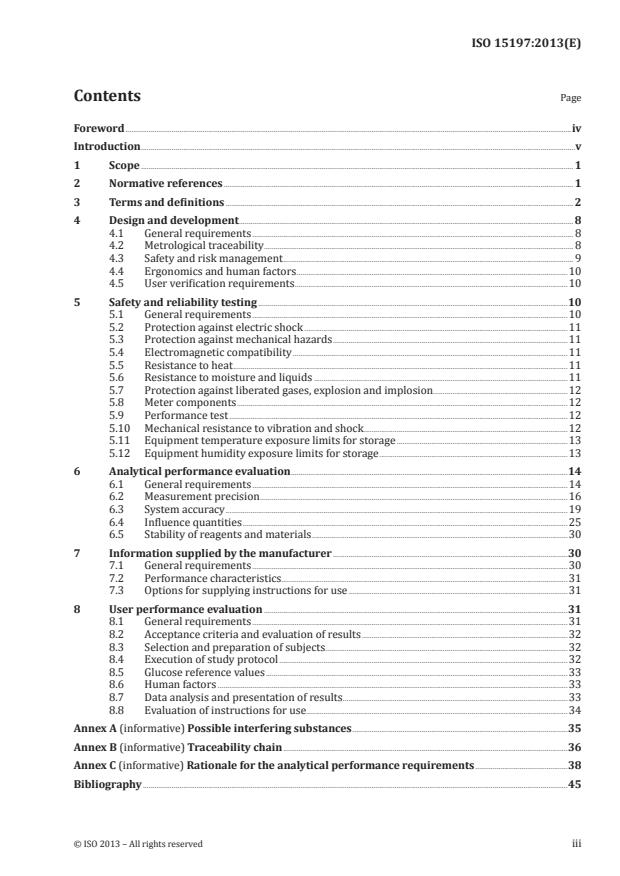 ISO 15197:2013 - In vitro diagnostic test systems -- Requirements for blood-glucose monitoring systems for self-testing in managing diabetes mellitus