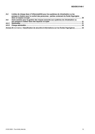 ISO 5149-1:2014 ISO 5149-1:2014 - Systemes frigorifiques et pompes a chaleur -- Exigences de sécurité et d'environnement - Page 4 preview