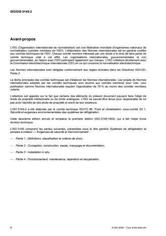 ISO 5149-2:2014 ISO 5149-2:2014 - Systemes frigorifiques et pompes a chaleur -- Exigences de sécurité et d'environnement - Page 4 preview