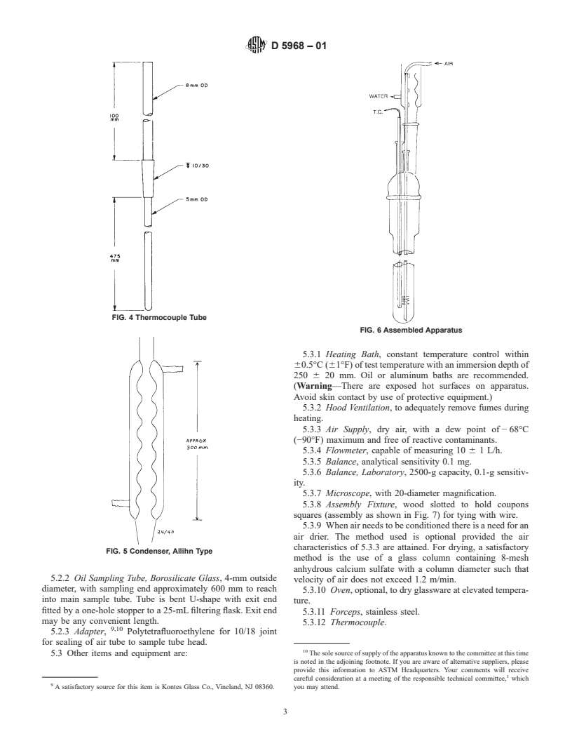 ASTM D5968-01 - Standard Test Method for Evaluation of Corrosiveness of Diesel Engine Oil at 121&#176;C