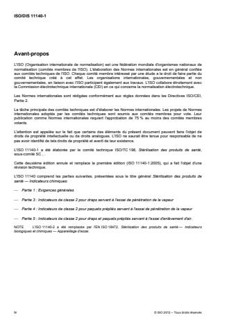 ISO 11140-1:2014 ISO 11140-1:2014 - Stérilisation des produits de santé -- Indicateurs chimiques - Page 4 preview