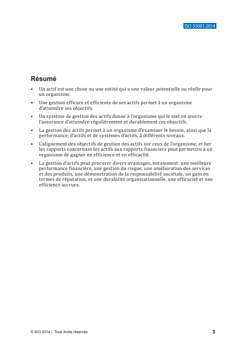 ISO 55001:2014 - Gestion d'actifs — Systèmes de management — Exigences
Released:18. 07. 2014