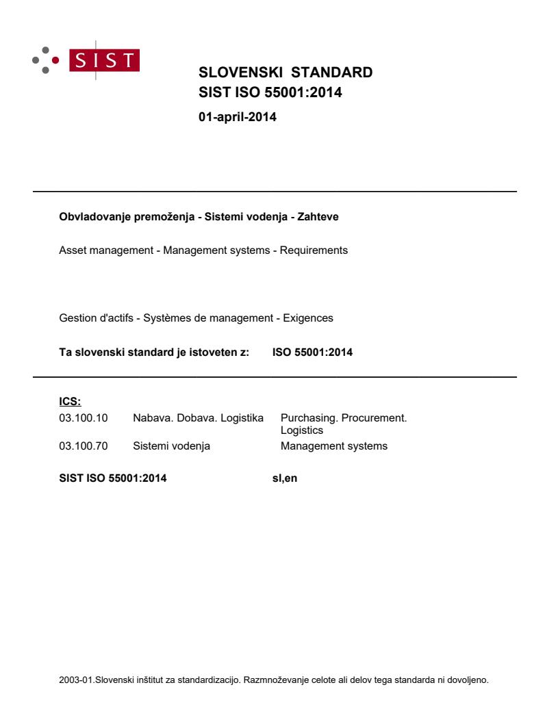 ISO 55001:2014