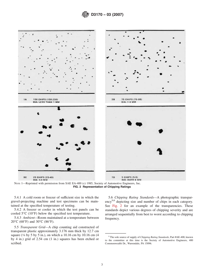 ASTM D3170-03(2007) - Standard Test Method for Chipping Resistance of Coatings