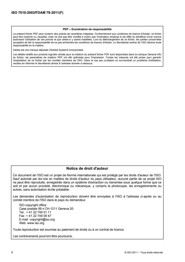 ISO 7010:2003/FDAmd 79 ISO 7010:2003/FDAmd 79 - Signal de sécurité M026: Utiliser un tablier de protection - Page 2 preview