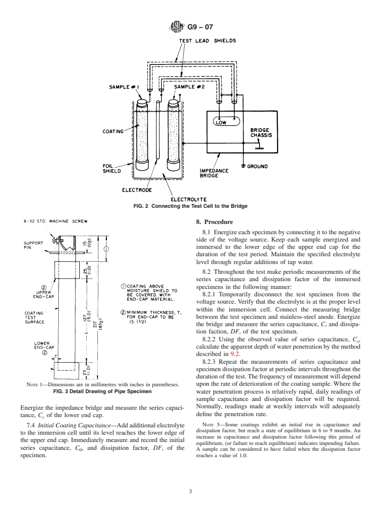 ASTM G9-07 - Standard Test Method for Water Penetration into Pipeline Coatings