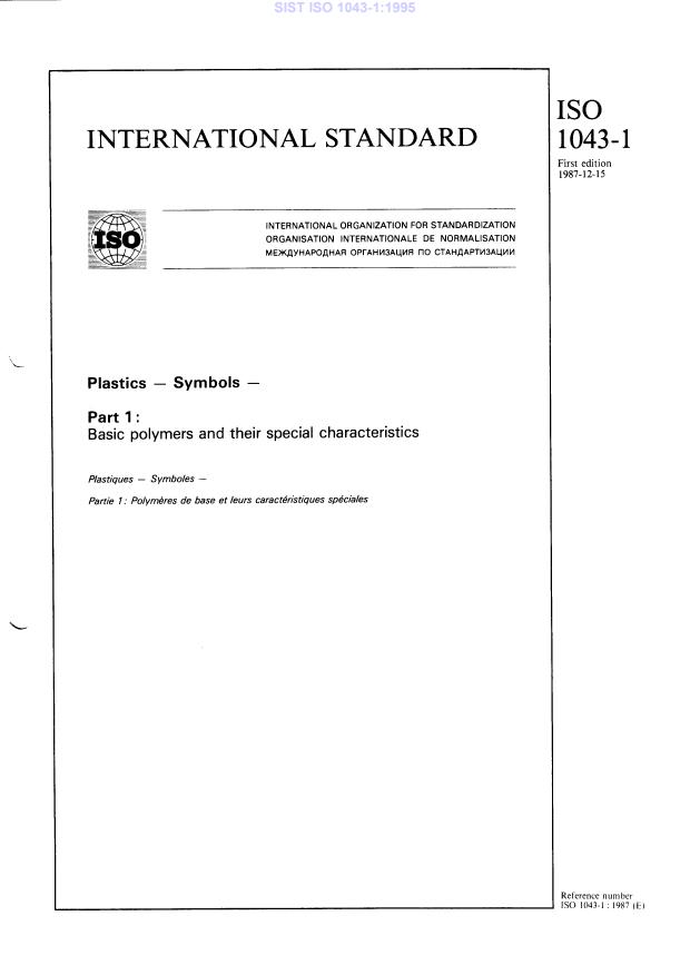 ISO 1043-1:1995