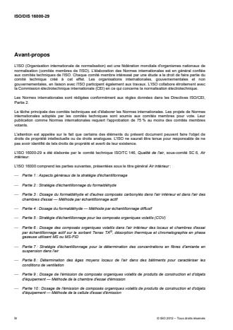 ISO 16000-29:2014 ISO 16000-29:2014 - Air intérieur - Page 4 preview