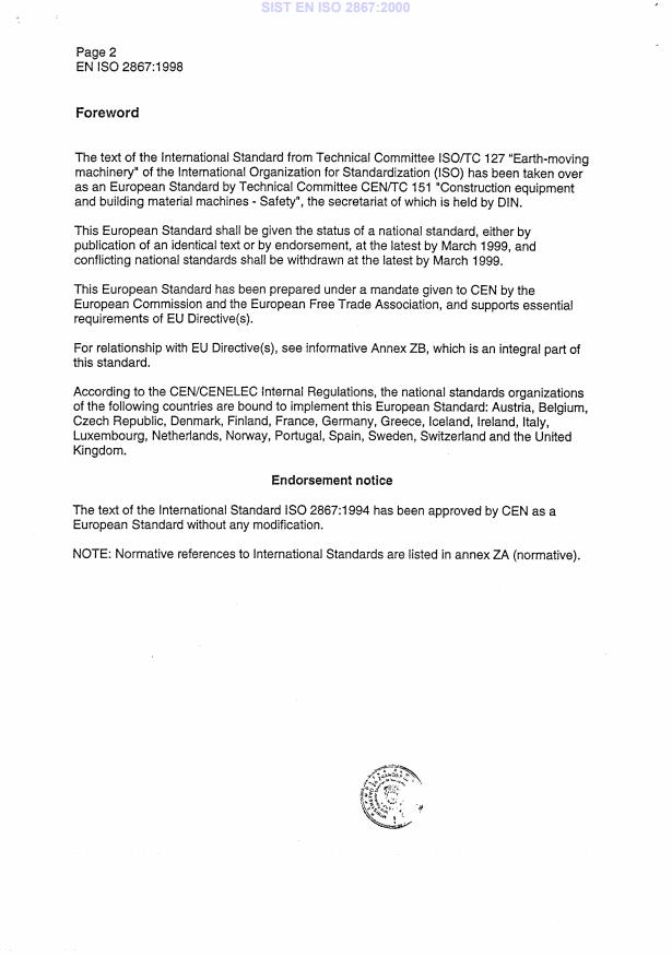 EN ISO 2867:1998 EN ISO 2867:2000 - Page 4 preview