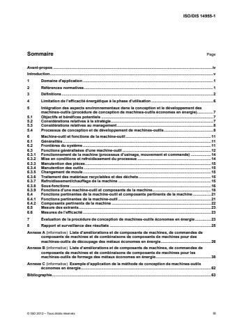 ISO 14955-1:2014 - Machines-outils -- Évaluation environnementale des machines-outils