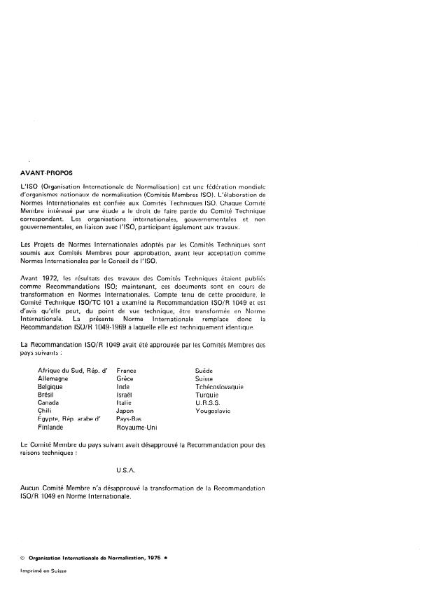 SIST ISO 1049:1997 ISO 1049:1975 - Engins de manutention continue pour produits en vrac -- Distributeurs et transporteurs vibrants a auges rectangulaires ou trapézoidales - Page 2 preview