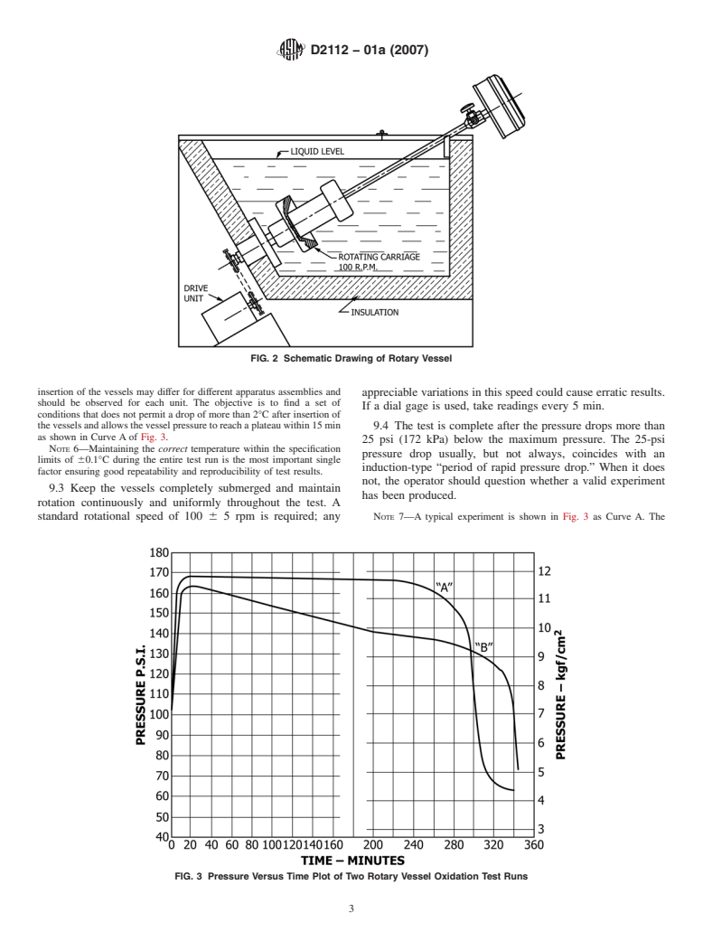 ASTM D2112-01a(2007) - Standard Test Method for Oxidation Stability of Inhibited Mineral Insulating Oil by Pressure Vessel