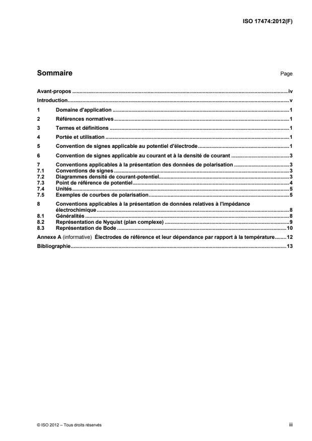 ISO 17474:2012 - Corrosion des métaux et alliages -- Conventions applicables aux mesures électrochimiques lors des essais de corrosion