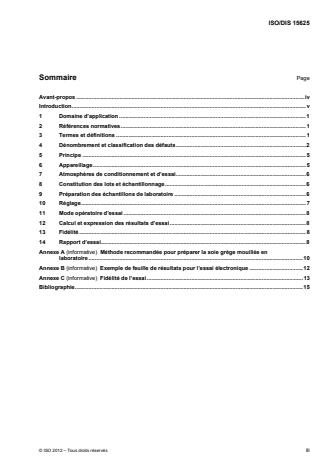 ISO 15625:2014 - Soie -- Méthode d'essai électronique pour les défauts et la régularité de la soie brute