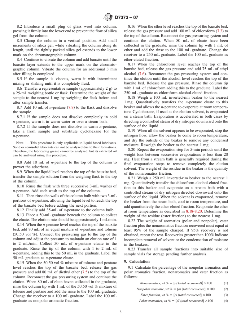 ASTM D7373-07 - Standard Test Method for Predicting Biodegradability of Lubricants Using a Bio-kinetic Model