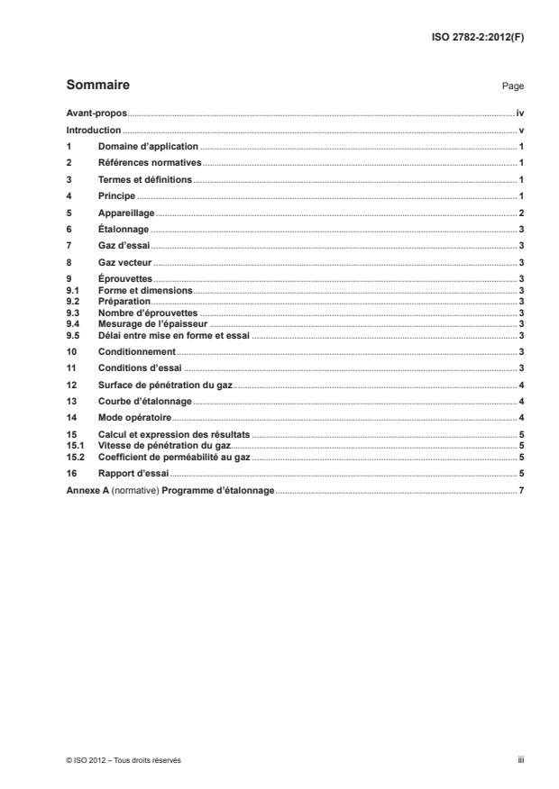 ISO 2782-2:2012 - Caoutchouc vulcanisé ou thermoplastique -- Détermination de la perméabilité aux gaz