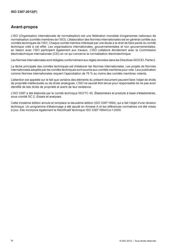 ISO 3387:2012 ISO 3387:2012 - Caoutchouc -- Détermination des effets de la cristallisation au moyen de mesurages de dureté - Page 4 preview