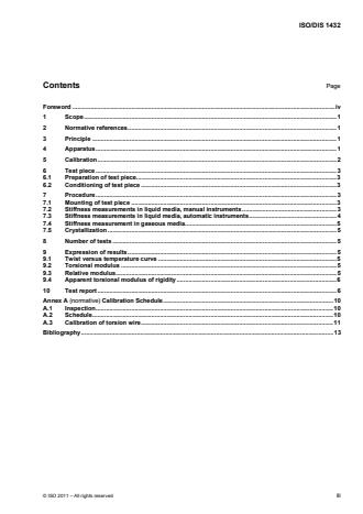 ISO 1432:2013 - Rubber, vulcanized or thermoplastic -- Determination of low-temperature stiffening (Gehman test)