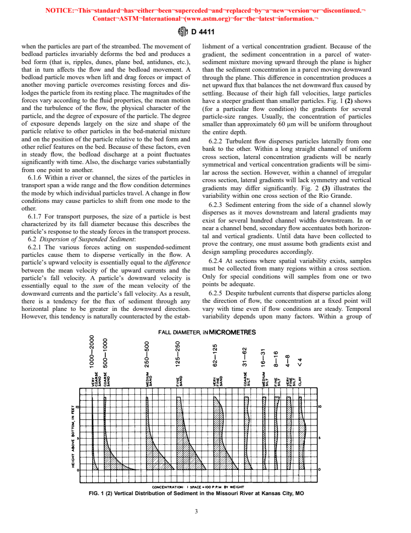 ASTM D4411-98 - Standard Guide for Sampling Fluvial Sediment in Motion