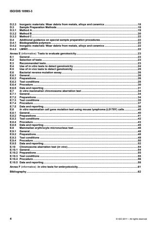 ISO 10993-3:2014 ISO 10993-3:2014 - Biological evaluation of medical devices - Page 4 preview