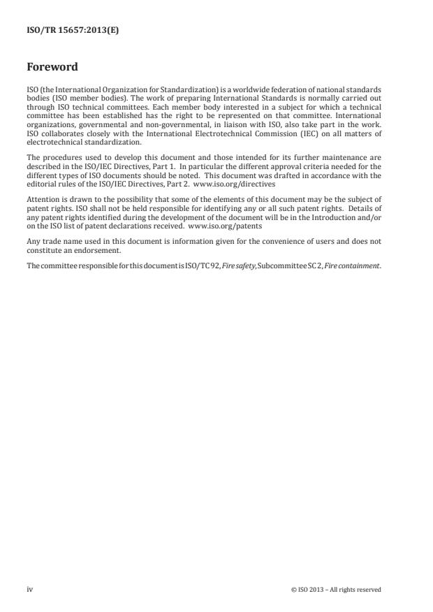 ISO/TR 15657:2013 ISO/TR 15657:2013 - Fire resistance tests -- Guidelines for computational structural fire design - Page 4 preview