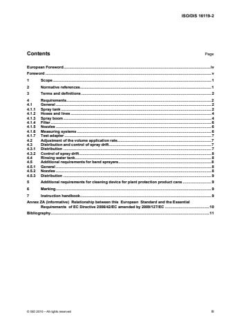 ISO 16119-2:2013 - Agricultural and forestry machinery -- Environmental requirements for sprayers