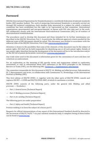 ISO/TR 25901-1:2016 ISO/TR 25901-1:2016 - Welding and allied processes -- Vocabulary - Page 4 preview