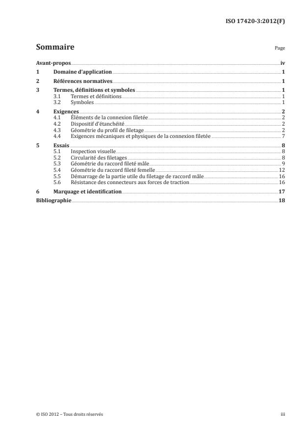 ISO 17420-3:2012 - Appareils de protection respiratoire -- Exigences de performances