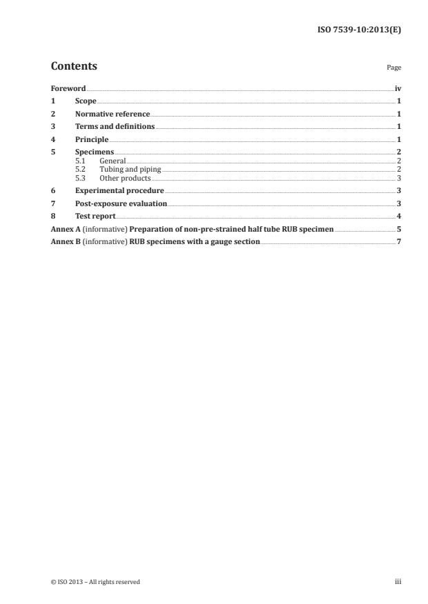 ISO 7539-10:2013 - Corrosion of metals and alloys -- Stress corrosion testing