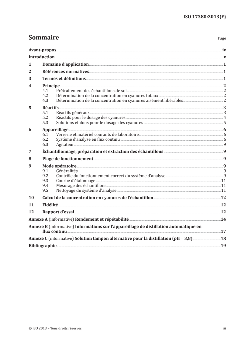 ISO 17380:2013 - Qualité du sol — Détermination des cyanures totaux et des cyanures aisément libérables — Méthode d'analyse en flux continu
Released:6/10/2013