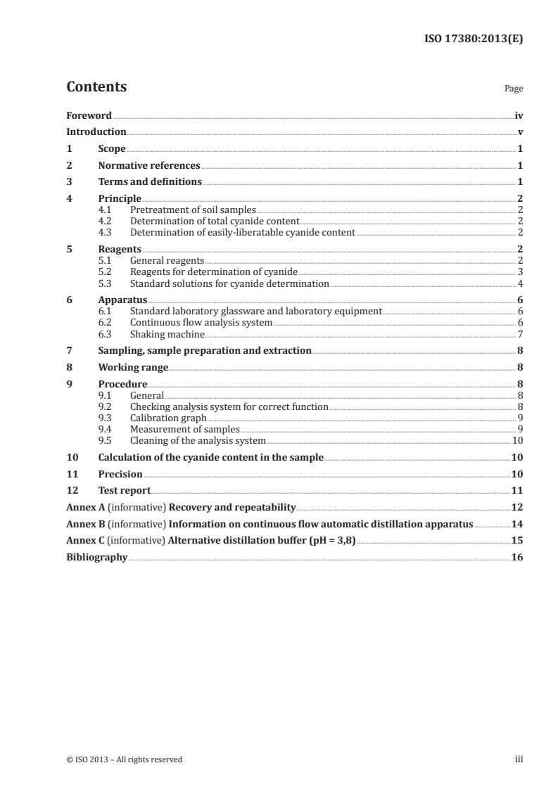 ISO 17380:2013 - Soil quality — Determination of total cyanide and easily liberatable cyanide — Continuous-flow analysis method
Released:6/10/2013