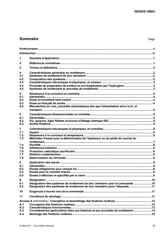 ISO 10683:2014 - Fixations -- Revetements non électrolytiques de zinc lamellaire