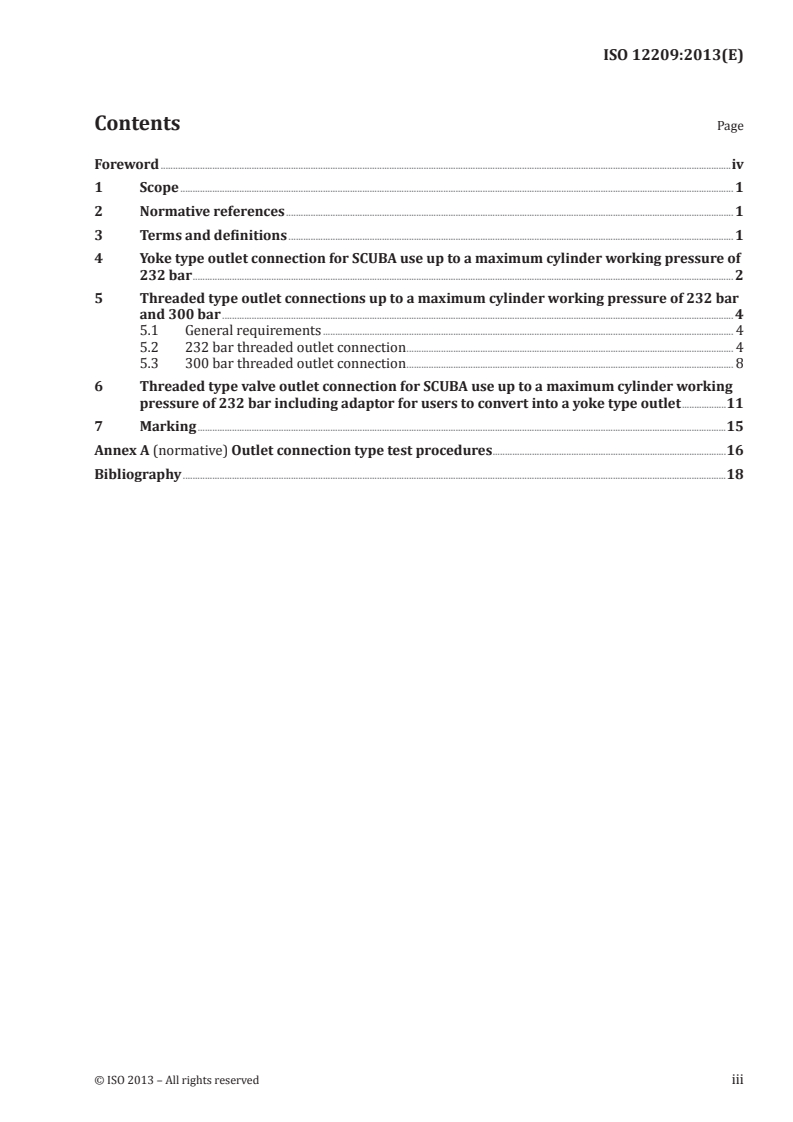 ISO 12209:2013 - Gas cylinders — Outlet connections for gas cylinder valves for compressed breathable air
Released:8/22/2013
