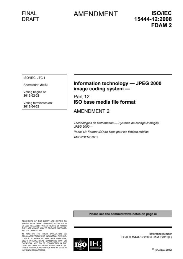 ISO/IEC 15444-12:2008/FDAmd 2