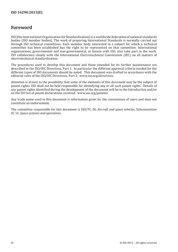 ISO 16290:2013 ISO 16290:2013 - Space systems -- Definition of the Technology Readiness Levels (TRLs) and their criteria of assessment - Page 4 preview
