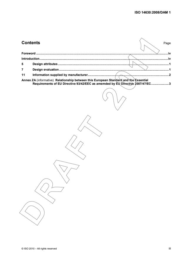 ISO 14630:2008/DAmd 1