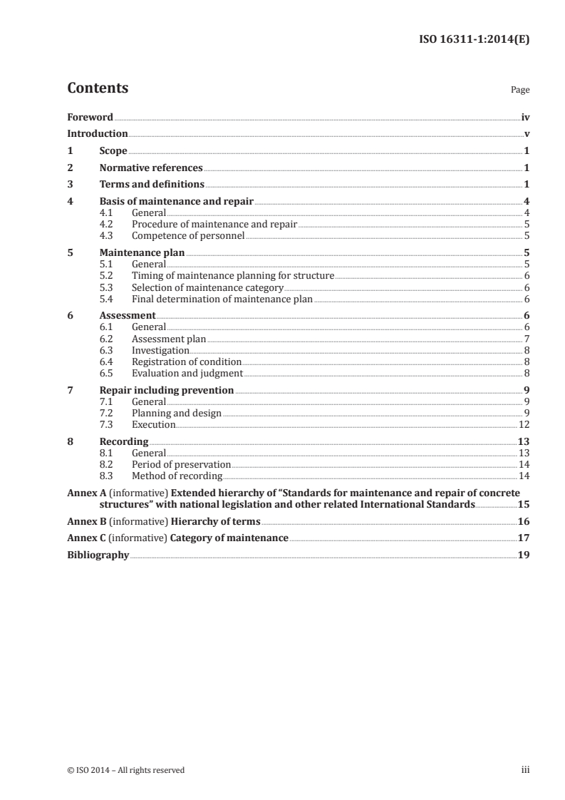 ISO 16311-1:2014 ISO 16311-1:2014 - Maintenance and repair of concrete structures — Part 1: General principles
Released:4/7/2014