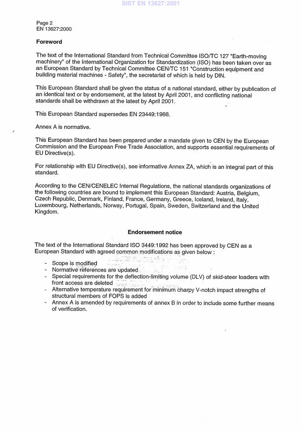 EN 13627:2000 EN 13627:2001 - Page 4 preview