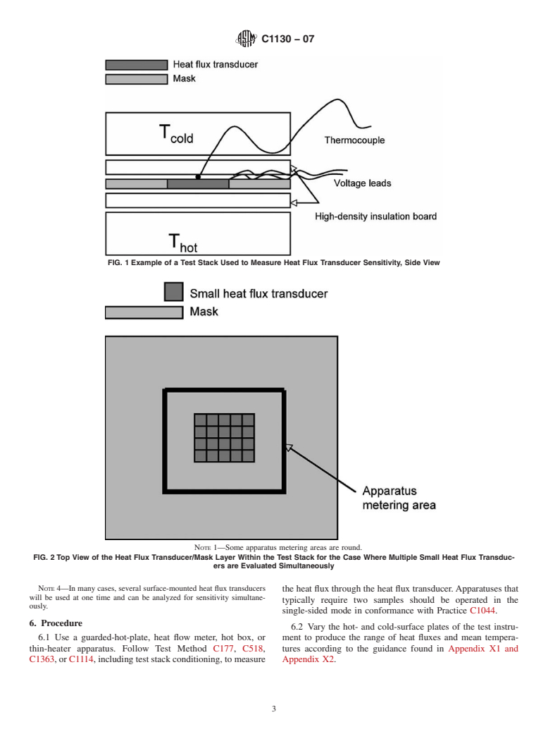 ASTM C1130-07 - Standard Practice for Calibrating Thin Heat Flux Transducers