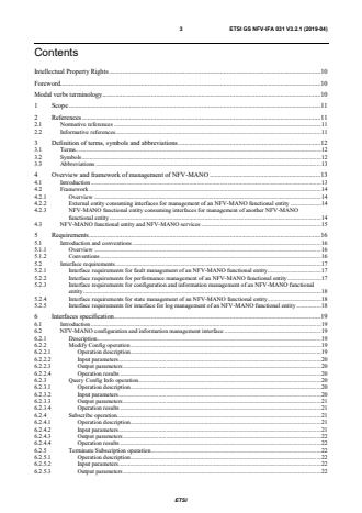 ETSI GS NFV-IFA 031 V3.2.1 (2019-04) - Network Functions Virtualisation (NFV) Release 3; Management and Orchestration; Requirements and interfaces specification for management of NFV-MANO