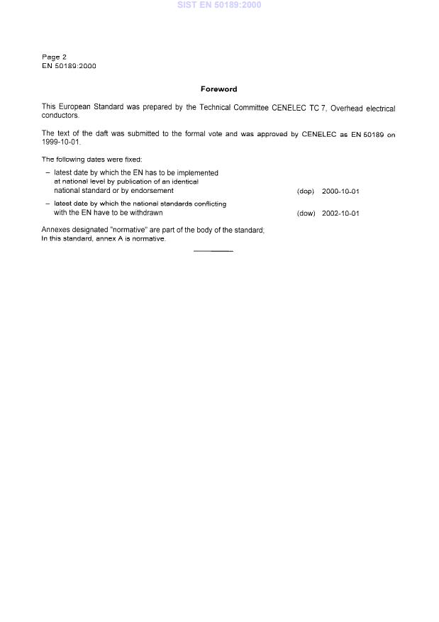 EN 50189:2000 EN 50189:2000 - Page 4 preview