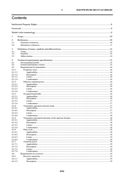 Final draft ETSI EN 304 220-2 V1.2.0 (2024-06) - Wideband data transmission SRD; Harmonised Standard for access to radio spectrum; Part 2: Wideband data transmission devices: terminal node operating in the frequency bands 863 MHz to 868 MHz and 915,8 MHz to 919,4 MHz - Page 3 preview