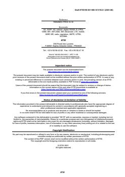 SIST EN 301 908-18 V15.1.1:2021 ETSI EN 301 908-18 V15.0.1 (2021-06) - IMT cellular networks; Harmonised Standard for access to radio spectrum; Part 18: E-UTRA, UTRA and GSM/EDGE Multi-Standard Radio (MSR) Base Station (BS) Release 15 - Page 2 preview