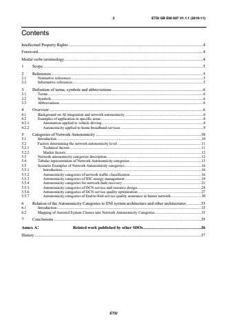 ETSI GR ENI 007 V1.1.1 (2019-11) - Experiential Networked Intelligence (ENI); ENI Definition of Categories for AI Application to Networks