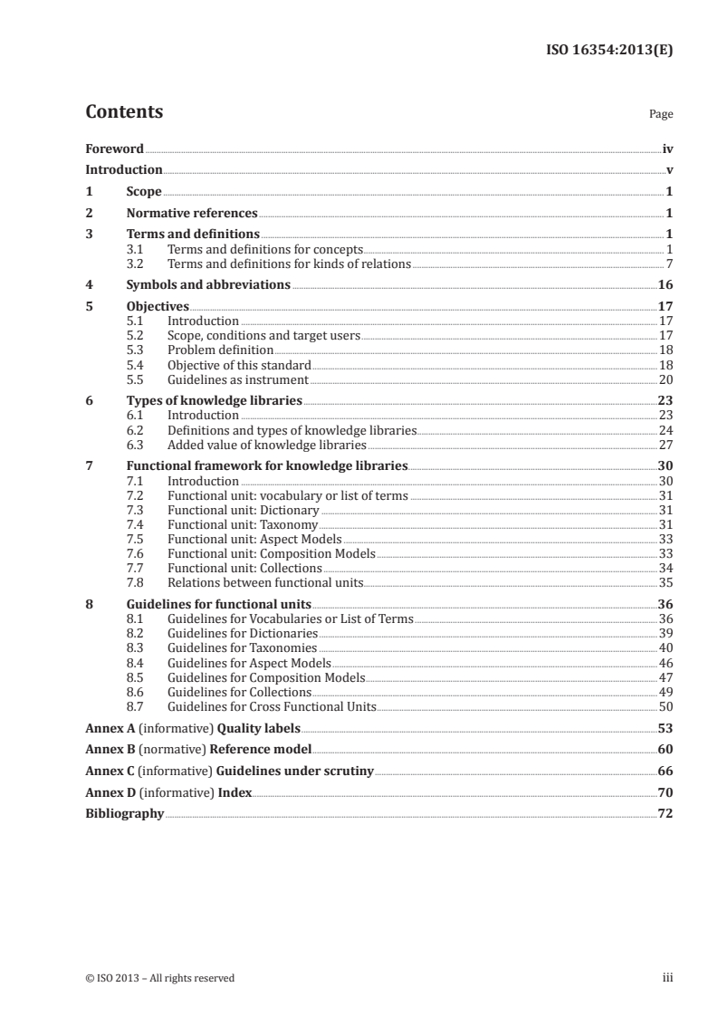 ISO 16354:2013 - Guidelines for knowledge libraries and object libraries
Released:3/15/2013