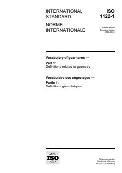 SIST ISO 1122-1:2015 ISO 1122-1:1998 - Page 1 preview