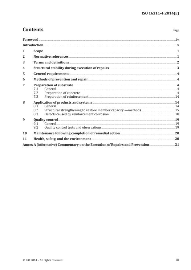 ISO 16311-4:2014 - Maintenance and repair of concrete structures